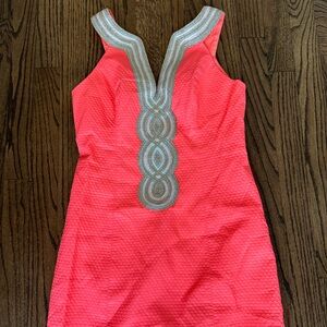 Lilly Pulitzer Valli Shift Cayenne Coral 0 NWT